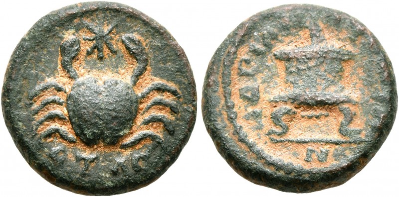 CILICIA. Mopsouestia-Mopsos. Pseudo-autonomous issue. AE (Bronze, 14 mm, 2.94 g,...