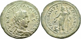 CILICIA. Tarsus. Gallienus, 253-268. Hexassarion (Bronze, 31 mm, 14.67 g, 7 h). AY KAI Π HΓ ΓAΛΛIHNON ЄC (sic!) / Π - Π Laureate, draped and cuirassed...