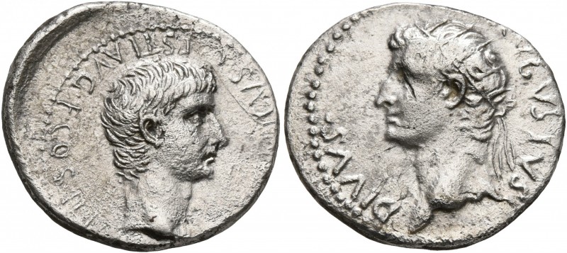 CAPPADOCIA. Caesaraea-Eusebia. Germanicus, with Divus Augustus, Caesar, 15 BC-AD...