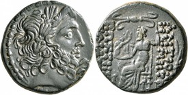 SYRIA, Seleucis and Pieria. Antioch. Pseudo-autonomous issue. Tetrachalkon (Bronze, 24 mm, 12.06 g, 1 h), struck under Labienus and Pakoros during the...
