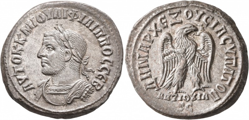 SYRIA, Seleucis and Pieria. Antioch. Philip I, 244-249. Tetradrachm (Billon, 28 ...