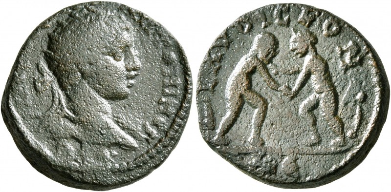 SYRIA, Seleucis and Pieria. Laodicea ad Mare. Elagabalus, 218-222. Assarion (Bro...