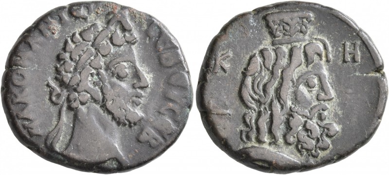 EGYPT. Alexandria. Commodus, 177-192. Tetradrachm (Billon, 25 mm, 11.39 g, 12 h)...