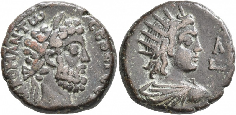 EGYPT. Alexandria. Commodus, 177-192. Tetradrachm (Billon, 22 mm, 11.99 g, 12 h)...