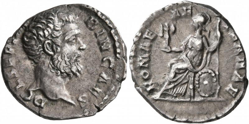 Clodius Albinus, as Caesar, 193-195. Denarius (Silver, 18 mm, 2.92 g, 11 h), Rom...