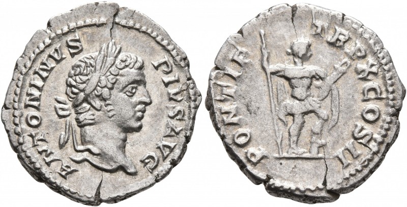 Caracalla, 198-217. Denarius (Silver, 20 mm, 3.26 g, 7 h), Rome, 207. ANTONINVS ...