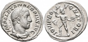 Severus Alexander, 222-235. Denarius (Silver, 20 mm, 3.41 g, 6 h), Rome, 232. IMP ALEXANDER PIVS AVG Laureate and draped bust of Severus Alexander to ...