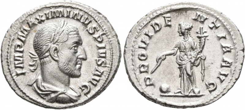 Maximinus I, 235-238. Denarius (Silver, 21 mm, 3.23 g, 7 h), Rome, 235-236. IMP ...