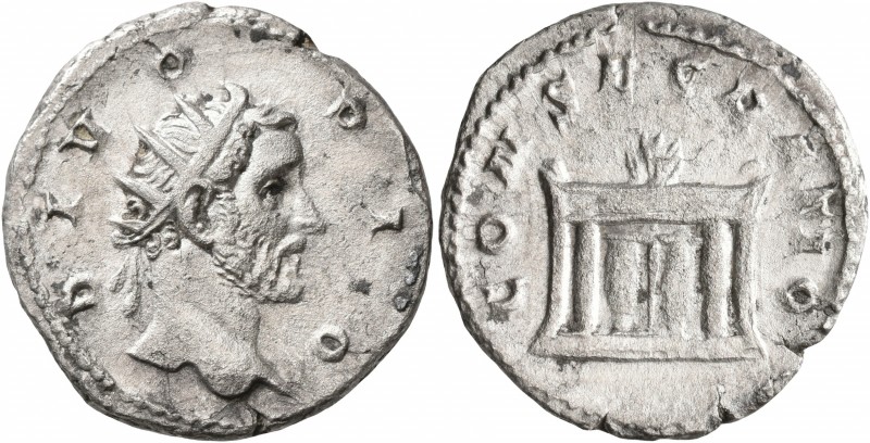 Trajan Decius, 249-251. Antoninianus (Silver, 22 mm, 4.16 g, 7 h), commemorative...
