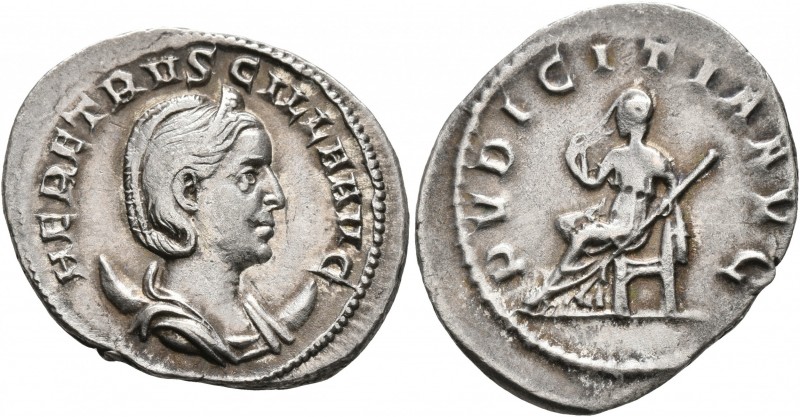 Herennia Etruscilla, Augusta, 249-251. Antoninianus (Silver, 24 mm, 3.79 g, 1 h)...