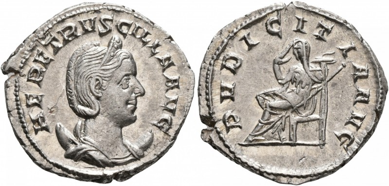 Herennia Etruscilla, Augusta, 249-251. Antoninianus (Silver, 22 mm, 3.95 g, 7 h)...