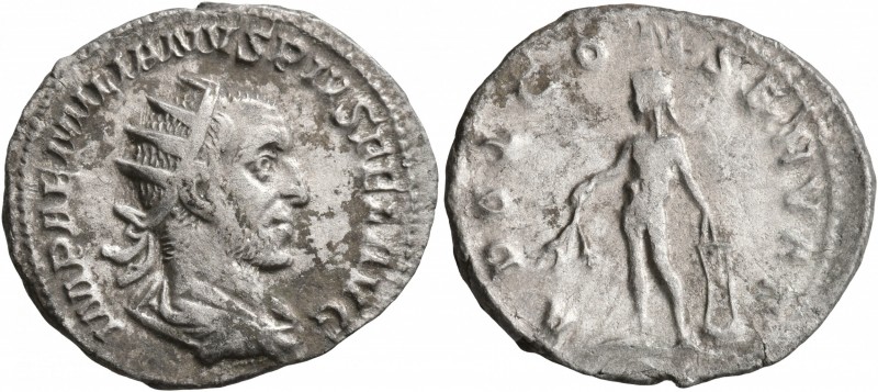 Aemilian, 253. Antoninianus (Silver, 22 mm, 2.85 g, 7 h), Rome. IMP AEMILIANVS P...