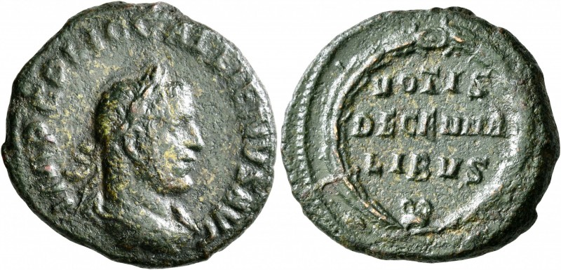 Gallienus, 253-268. As (Copper, 25 mm, 9.62 g, 11 h), Rome, 253-254. IMP C P LIC...