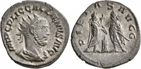 Gallienus, 253-268. Antoninianus (Billon, 22 mm, 3.20 g, 5 h), Samosata, 255-256. IMP C P LIC GALLIENVS AVG Radiate, draped and cuirassed bust of Gall...