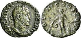 Gallienus, 253-268. As (Copper, 22 mm, 6.14 g, 5 h), Rome, 256-257. IMP GALLIENVS P F AVG GERM Laureate and cuirassed bust of Gallienus to right. Rev....