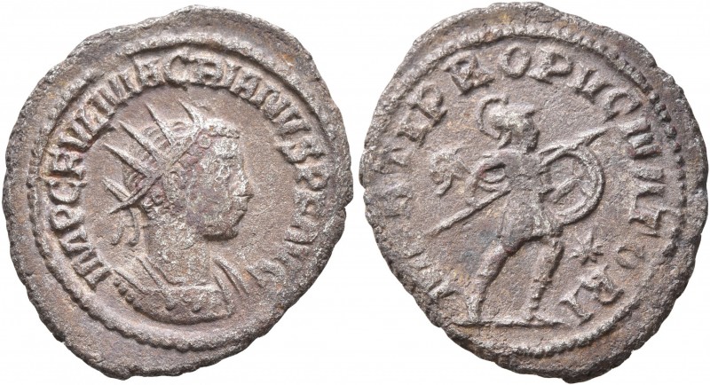 Macrianus, usurper, 260-261. Antoninianus (Silver, 22 mm, 3.70 g, 12 h), Samosat...
