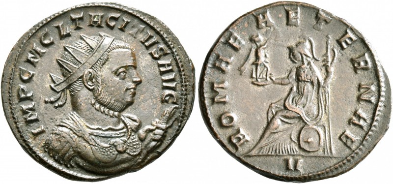 Tacitus, 275-276. Antoninianus (Bronze, 23 mm, 4.16 g, 6 h), Siscia, early-June ...