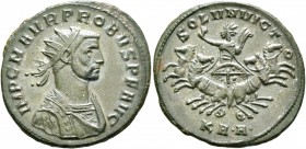 Probus, 276-282. Antoninianus (Bronze, 23 mm, 3.85 g, 7 h), Serdica, 280-281. IMP C M AVR PROBVS P F AVG Radiate bust of Probus in imperial mantle to ...
