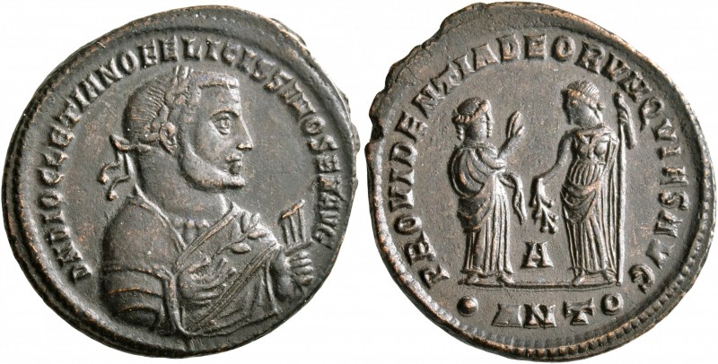 Diocletian, as Senior Augustus, 305-311/2. Follis (Bronze, 26 mm, 6.14 g, 12 h),...