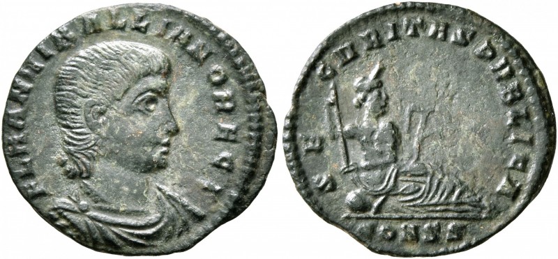 Hannibalianus, Rex Regum, 335-337. Follis (Bronze, 16 mm, 1.14 g, 12 h), Constan...