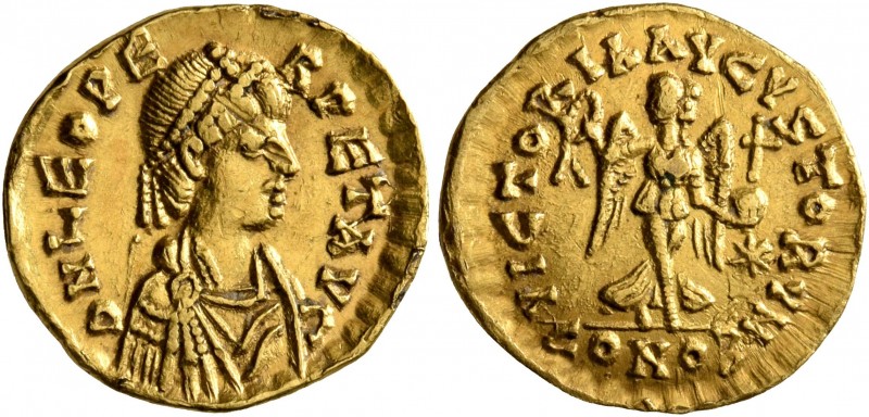 Leo I, 457-474. Tremissis (Gold, 14 mm, 1.50 g, 6 h), Constantinopolis, circa 46...