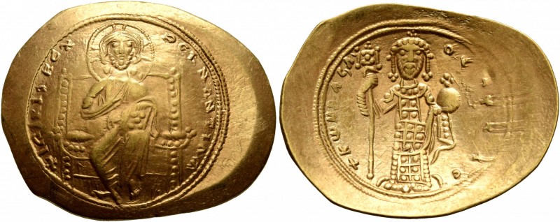 Constantine X Ducas, 1059-1067. Histamenon (Gold, 28 mm, 4.36 g, 5 h), Constanti...