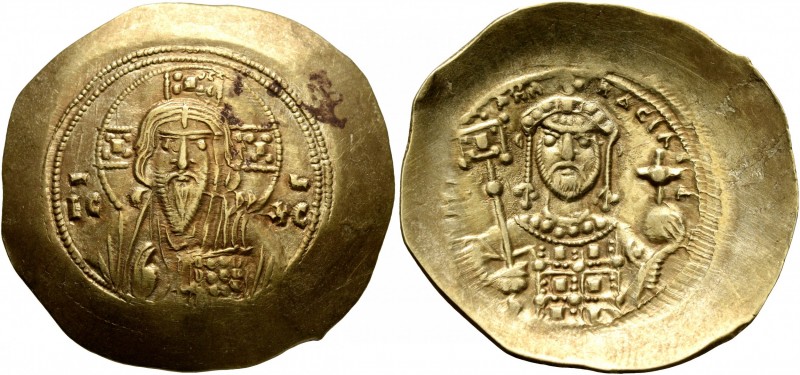 Michael VII Ducas, 1071-1078. Histamenon (Electrum, 29 mm, 4.35 g, 5 h), Constan...