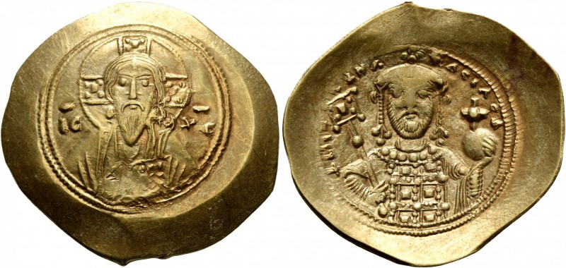 Michael VII Ducas, 1071-1078. Histamenon (Electrum, 29 mm, 4.38 g, 6 h), Constan...