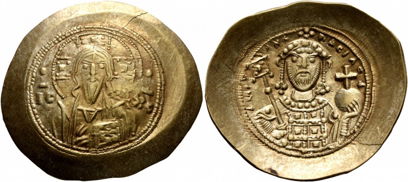 Michael VII Ducas, 1071-1078. Histamenon (Electrum, 30 mm, 4.38 g, 7 h), Constan...