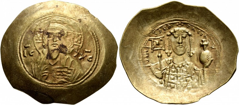 Michael VII Ducas, 1071-1078. Histamenon (Electrum, 31 mm, 4.36 g, 5 h), Constan...