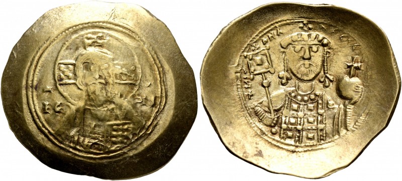 Michael VII Ducas, 1071-1078. Histamenon (Electrum, 29 mm, 4.45 g, 5 h), Constan...