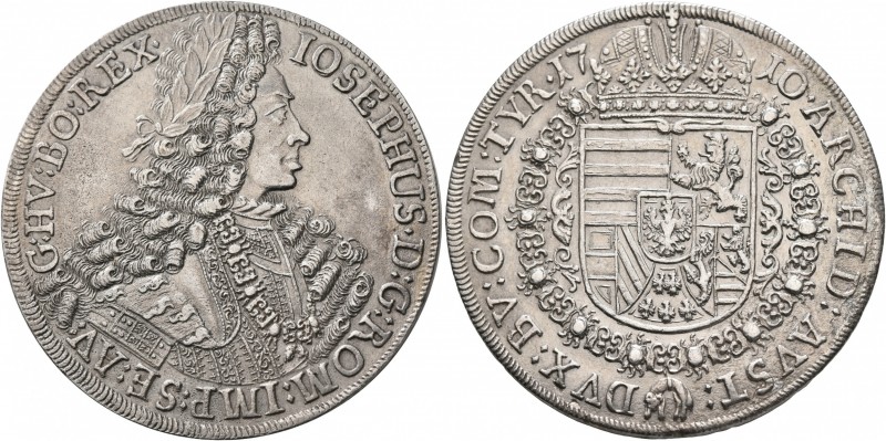 AUSTRIA. Holy Roman Empire. Josef I, Emperor, 1705-1711. Taler (Silver, 42 mm, 2...