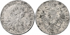 AUSTRIA. Holy Roman Empire. Franz I, Emperor, 1745-1765. 15 Kreuzer (Silver, 27 mm, 5.84 g, 1 h), Wien, 1747. FRANC•D•G•R•I•SA•GE•IER•R•LO•B•M•H•D• La...
