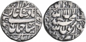 INDIA, Mughal Empire. Shihab al-Din Muhammad Shah Jahan, 1627-1658. Rupee (Silver, 21 mm, 11.41 g, 6 h), Multan, AH 1043 = AD 1633/4. KM-235.19. Nicel...