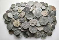 A lot containing 343 bronze coins. Includes: Greek, Roman Provincial and Roman Imperial. About fine to about very fine. LOT SOLD AS IS, NO RETURNS. 34...