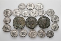 A lot containing 18 silver 3 bronze coins. All: Roman Imperial. About very fine to very fine. LOT SOLD AS IS, NO RETURNS. 21 coins in lot.


From t...