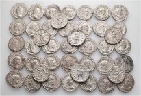 A lot containing 42 silver coins. All: Roman Imperial. About very fine to good very fine. LOT SOLD AS IS, NO RETURNS. 42 coins in lot.


From the o...