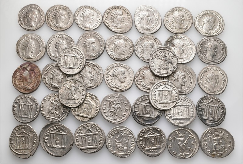 A lot containing 39 silver coins. All: Roman Imperial. About very fine to good v...