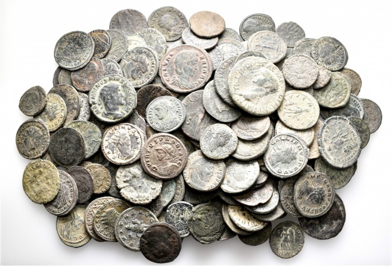 A lot containing 166 bronze coins. All: Roman Imperial. Fair to fine. LOT SOLD A...