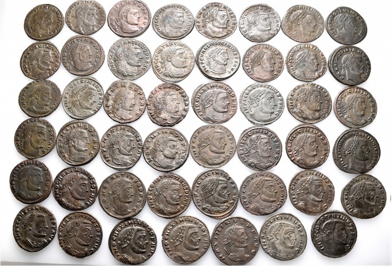 A lot containing 47 bronze coins. All: Roman Imperial. About very fine to good v...