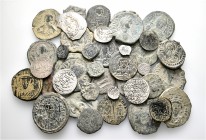 A lot containing 8 silver and 31 bronze coins. Includes: Byzantine and Islamic. 1 Sasanian Drachm broken. Fair to very fine. LOT SOLD AS IS, NO RETURN...