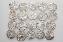 A lot containing 20 silver coins. All: Islamic. Good fine to good very fine. LOT SOLD AS IS, NO RETURNS. 20 coins in lot.