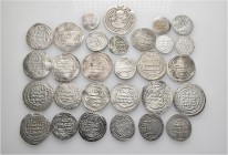 A lot containing 29 silver coins. All: Islamic. About very fine to good very fine. LOT SOLD AS IS, NO RETURNS. 29 coins in lot.