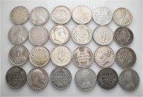 A lot containing 24 silver coins. All: India. About very fine to good very fine. LOT SOLD AS IS, NO RETURNS. 24 coins in lot.


From the collection...