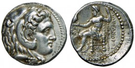 REGNO DI MACEDONIA Alessandro III (336-323 a.C.) Tetradramma (Babilonia) Busto a d. - R/ Zeus seduto a s. – Price 3719 e segg. AG (g 17,15)
qSPL