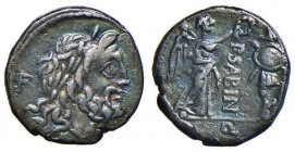 Vettia – P. Vettius Sabinus - Quinario (99 a.C.) Testa laureata di Giove a d. - R/ La Vittoria stante a d. incorona un trofeo – B. 1; Cr. 331/1 AG (g ...