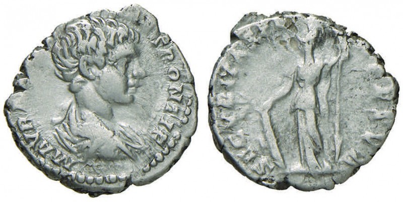 Caracalla (211-217) Denario (Laodicea) Busto a d. – R/ Minerva stante a s. – RIC...