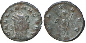 Gallieno (253-268) Antoniniano – Testa radiata a d. – R/ La Pace stante a s. - MI (g 1,99)
MB+