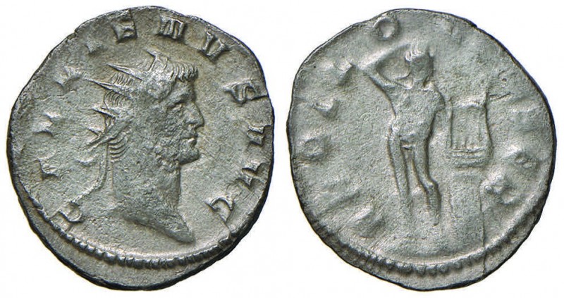 Gallieno (253-268) Antoniniano – Testa radiata a d. – R/ Apollo stante a s. - MI...