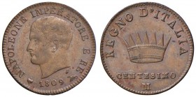 MILANO Napoleone (1805-1814) Centesimo 1809 – Gig. 238 CU (g 2,19) In lotto con Centesimo 1810 V (MB+)
BB+